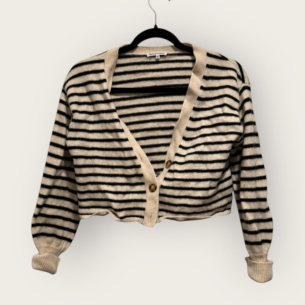 Reformation Varenne Cashmere Tank & Cardigan Set - Gently Used, Good Condition - Picture 3 of 6